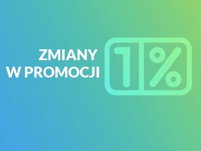 Zmiany dla OPP w promocji 1% podatku